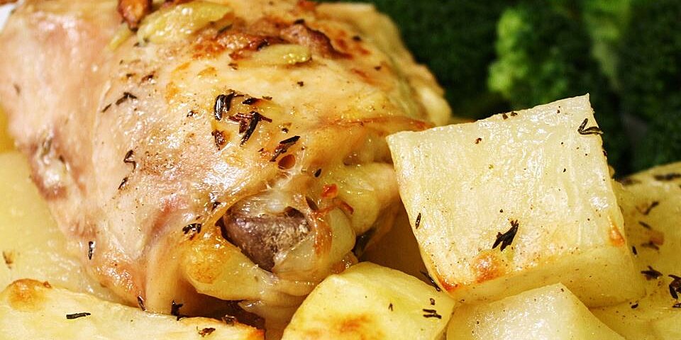 lebanese chicken and potatoes recipe